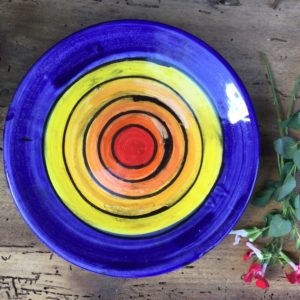 Breakfast Saucer Colorful Stripes