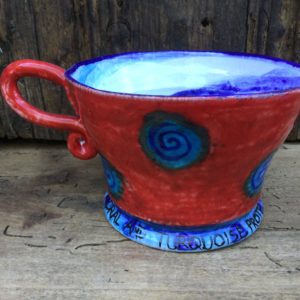 tazza grande moral turquoise protection for body and spirit